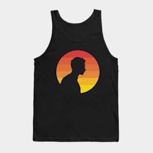 A T-shirt that blends sunset shades with elegance Tank Top